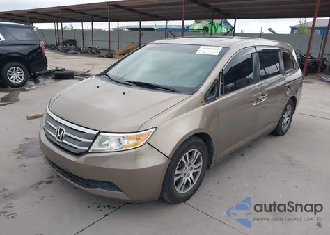 2012 Honda Odyssey Ex-L from USA, damaged, VIN 5FNRL5H60CB002079